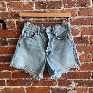 Agolde Reese denim shorts